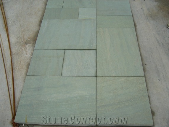 Green Sandstone Tiles, Half Slab, Green Sandstone
