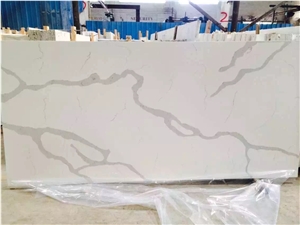 Quartz Wall Tiles,Slab,Calacatta Carrara Quartz Stone Slabs