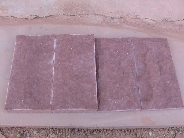 Red Sandstone Tiles, Slabs