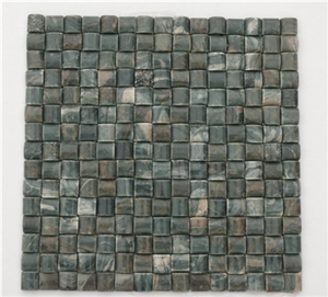 Green Brick Mosaic Tiles