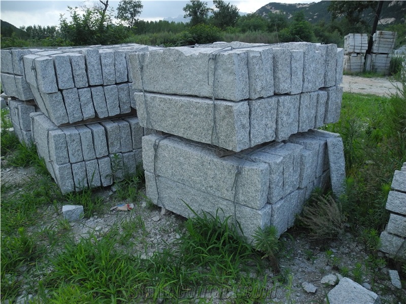Sesame Grey Granite Pavers, G359 Grey Granite Cube Stone & Pavers