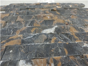 Black & Gold Culture Stone, Cultured Stone Wall Panel