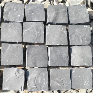 Black Basalt Cube Stone & Pavers,Walkway Pavers