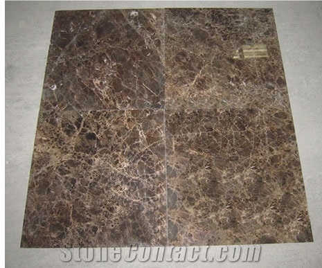 Dark Emperador Marble Tiles, Spain Brown Marble