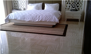 Zion Beige Marble Parquet Floor Tiles