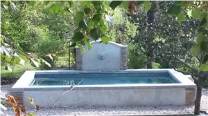 Vilhonneur Limestone Garden Fountain Pool Coping