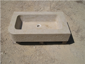 Pierre De La Sine Carved Basins, Sinks