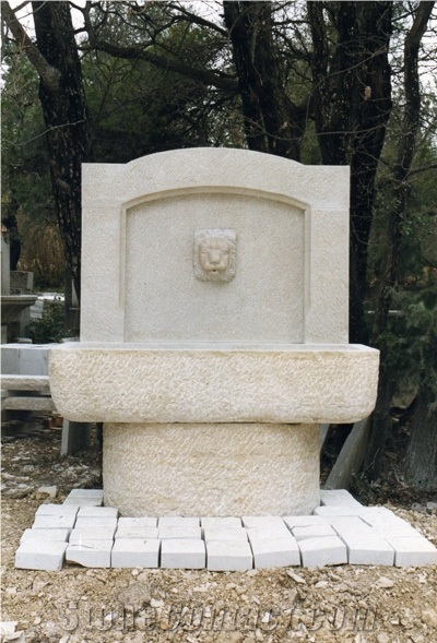 Pierre De La Sine Carved Fountains