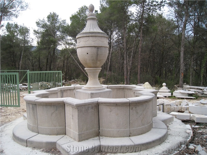 Pierre De La Sine Carved Fountains