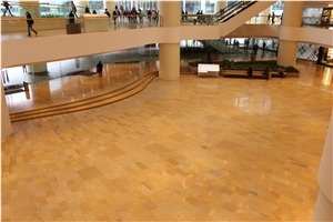 Pierre Calcaire Rocheret Bayadere Limestone Polished Flooring