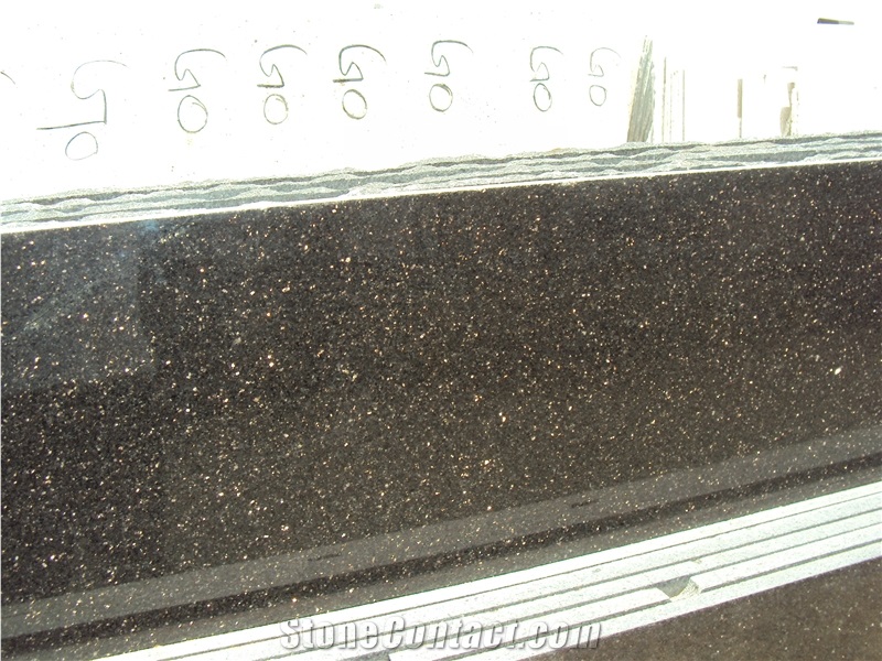 Black Galaxy Granite Tiles & Slabs, Black Indian Granite