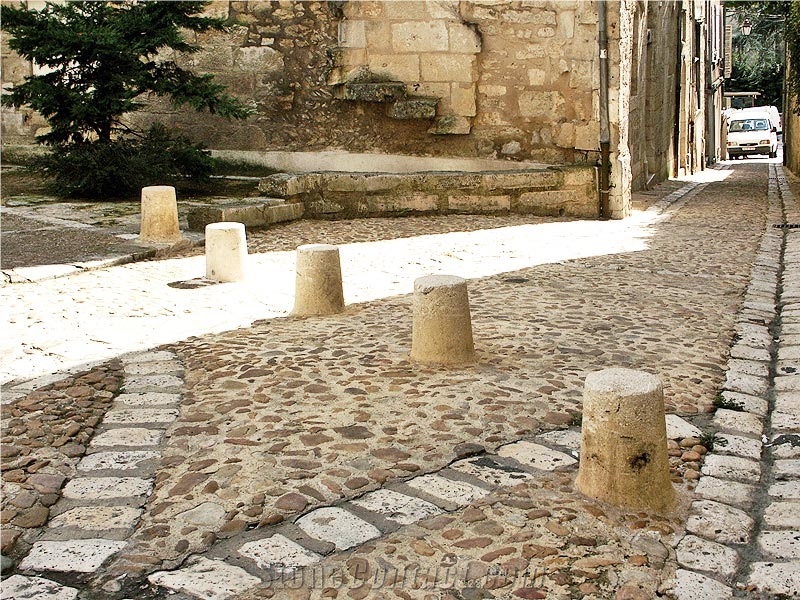 Pierre De Mauzens Car Parking Stone, Beige Limestone Parking Stone