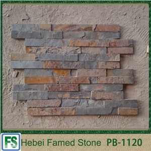 Slate Stone Veneer,Rusty Slate Stone Veneer for Wall