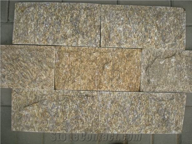 Yellow Granite Mushroomed Wall Stone (Direct Factory + Good Price), Natural Yellow Granite Mushroom Stone
