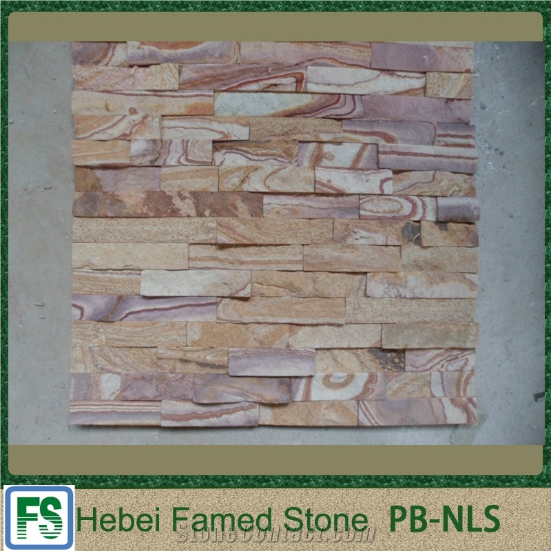Yellow Sandstone Wall Decoration Cultured Stone ,Hot Sale Sandstone Cultural Stone, Cultural Stone for Wall Exterior