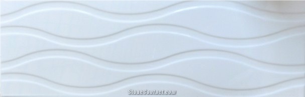 Yanqing Crystal White Marble Mosaic