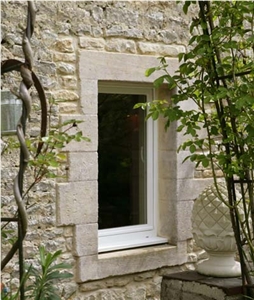 Pierre De Orival Beige Limestone Window Frames
