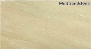 Mint Sandstone Tiles & Slabs, Beige Sandstone India Tiles & Slabs