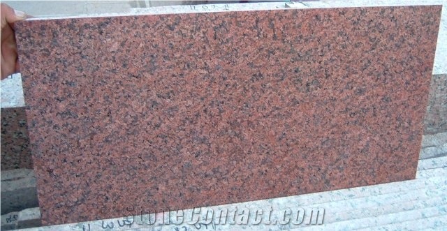 Stone Floor Tiles, Red Bruno Granite India Tiles & Slabs