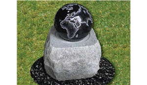 Rotating Granite Globe Ø 35 cm Ball