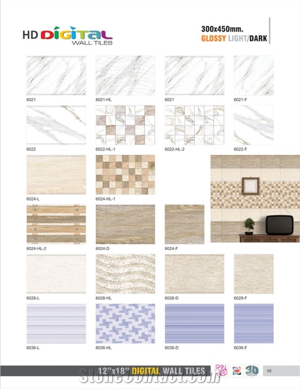 Ceramic Tile Digital Wall Tiles