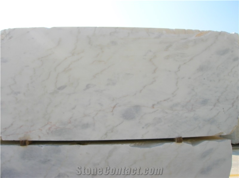 Skyros White Marble, Skyros Silky White Marble Blocks