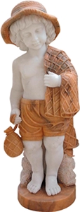 China Multicolor Marble Sculpture & Statue-Human