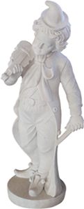 China White Marble Human Statues , Children White Marble Sculpture & Carving Stone Exterior Decoration