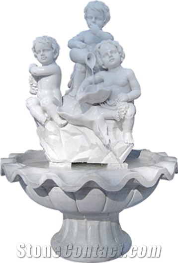 Chinese White Marble Water Fountain,Garden Fountains,Exterior Fountains,Water Features,Sculptured Fountains,Rolling Sphere Fountains