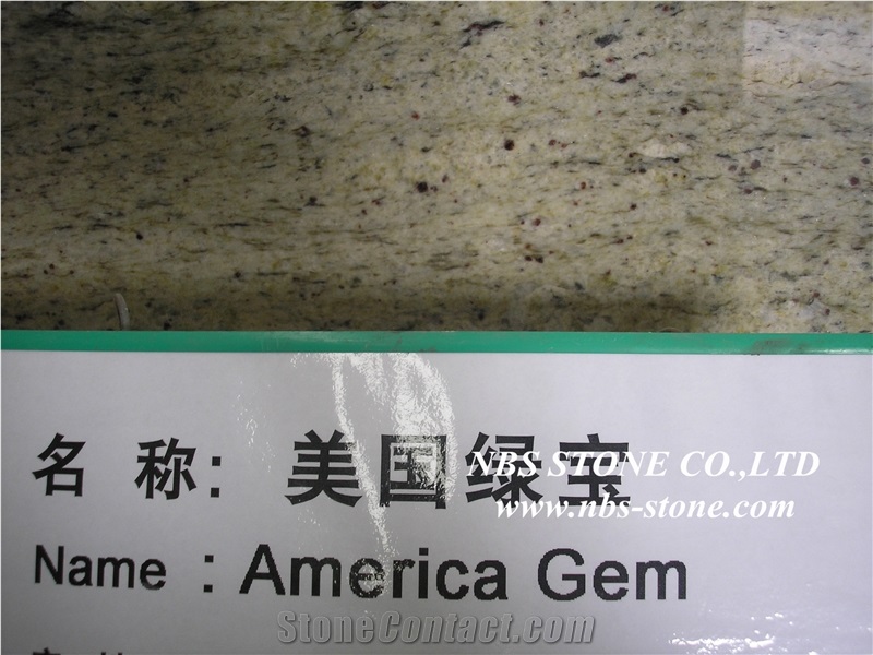 America Gem Granite Slabs&Tiles,America Green Slabs