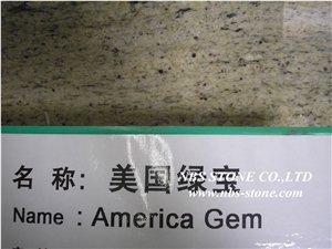 America Gem Granite Slabs&Tiles,America Green Slabs