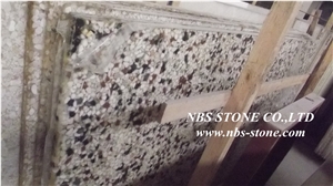 Artificial Beige Marble Big Slabs,Random Edge Polished Surface,China Beige Marble Artificial Stone