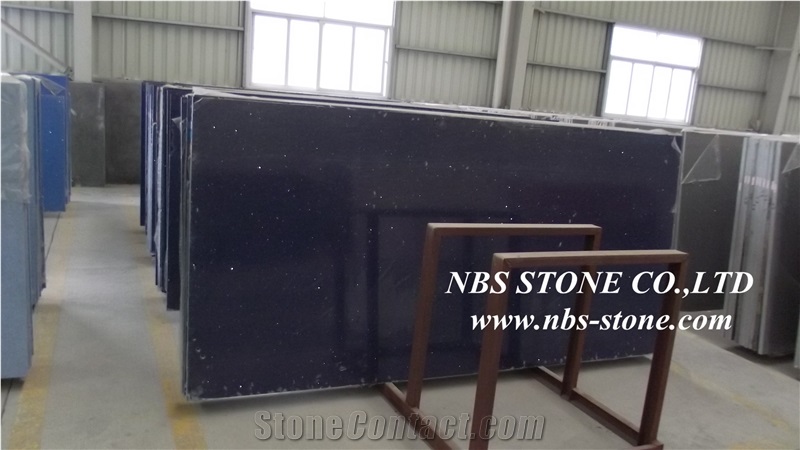 Black Artificial Stone Slabs,China Black Artificial Stone