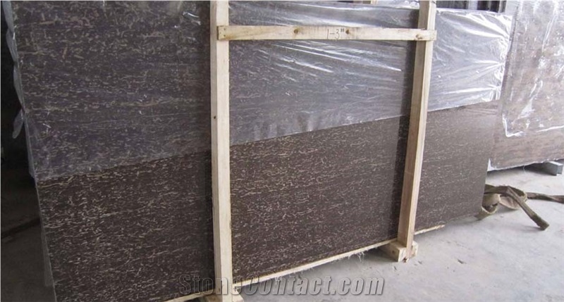 China Polished Black Portoro Gold Marble Tiles & Big Slabs, Small Slabs