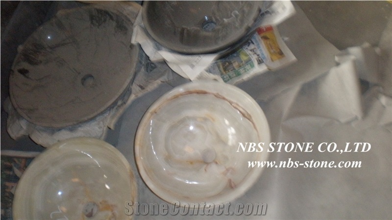 China Yellow Onyx Vessel Sinks, Wholesale Sinks,Distributed Basins,Factory Nature Stone Sinks, Manufactured Cheap Wash Basins