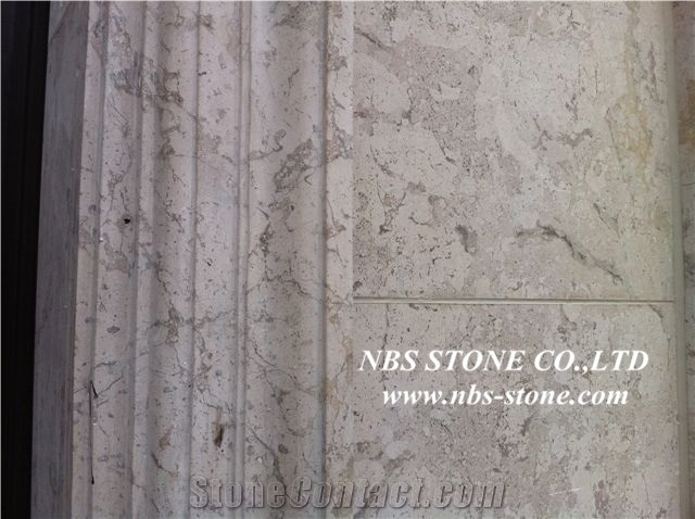 Grey Limestone for Wall for European Villa
