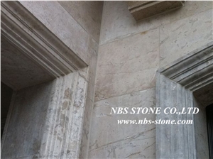 Grey Limestone for Wall for European Villa