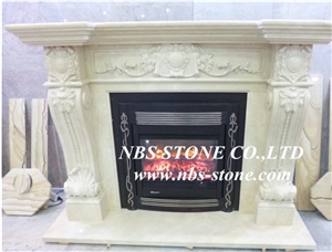 Pure Marble Carving Fireplace Mantels, Marble Mantelshelf, Classy White Marble Hand Carving Sculptured Fireplace Mantel, Pure White Marble Fireplace Mantels