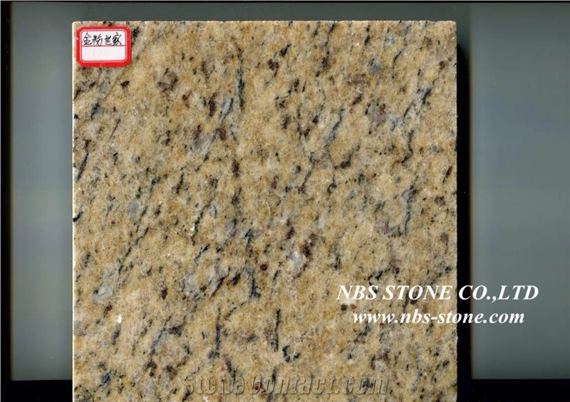 Thomas Gold Granite Tiles & Slabs,Yellow Granite Floor Covering