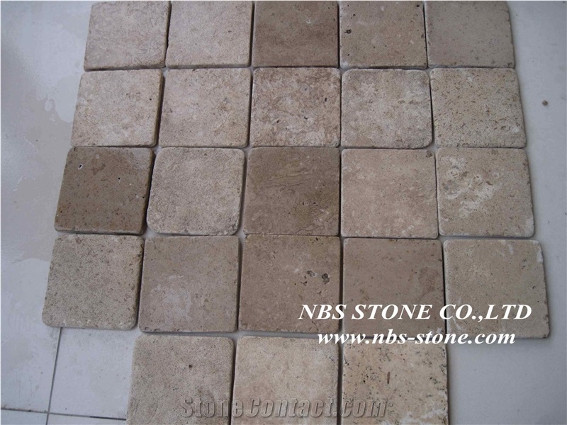 Travertine Noce Slabs & Tiles, Turkey Brown Travertine Wall Tiles