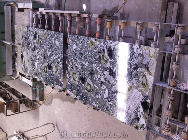 Ice Jade Marble Slabs/Ice Green Marble/Ice Connect Marble