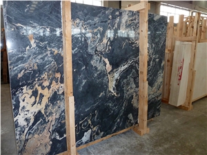 Portoro Tk Slabs & Tiles/China Black Marble/Black Marble/Portoro Marble