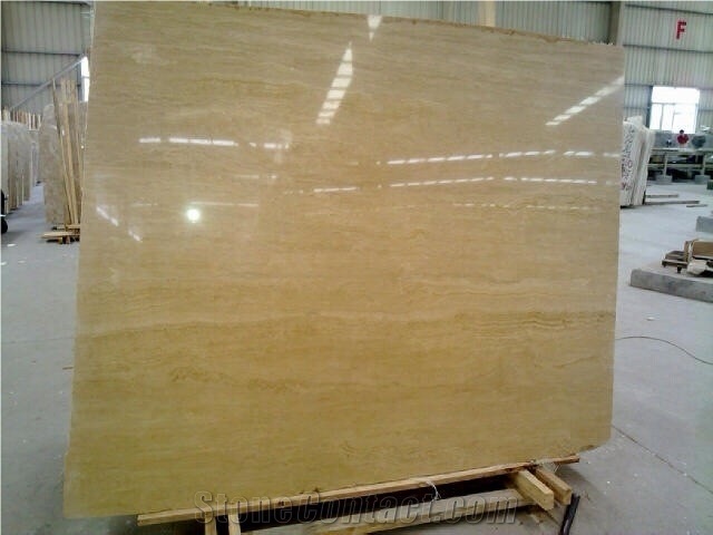 Yellow Travertine Tiles and Slabs