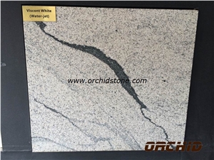 Polished Viscont White Granite Tiles, China White Granite