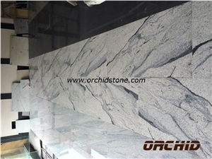 Polished Viskont White Granite Flooring Tiles, China White Granite
