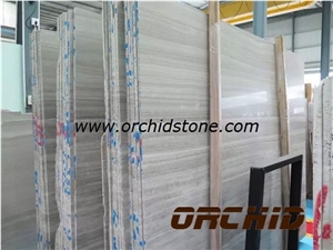 Polished White Serpentine Marble Flooring Tile, China White Marble