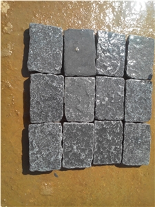 Limestone Black Tumbled (Brand "Haldia"), Black Limestone Cube Stone & Pavers