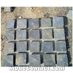 Sandstone Cobbles Sagar Black Cube Stone & Pavers