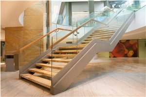 Golden Macaubas Quartzite Stairs & Steps,Brazil Yellow Quartzite Steps,Yellow Quartzite Stair Riser