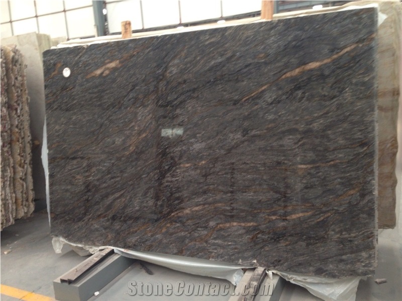 Polished Kosmus Granite Slabs & Tiles,Brazil Black Granite for Stair,Black Granite Flooring